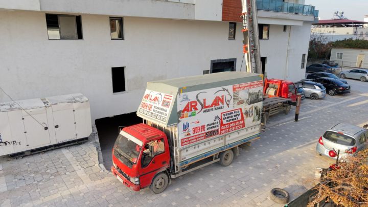 Forklift ile yükleme